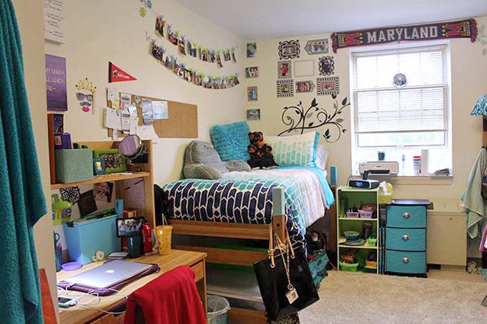 University of Maryland dorm room